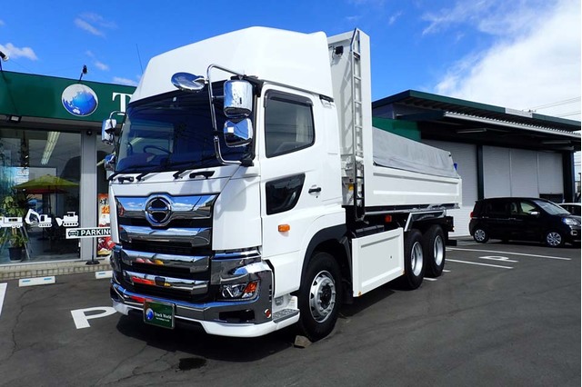 レ*オ様 ★積荷付★日野新型プロフィア４軸平荷台トラック　トラックコレクション ☆積荷付☆日野新型プロフィア4軸平荷台トラック トラック