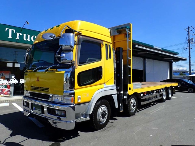 三菱ふそう スーパーグレート カスタム Ｖ８ セルフローダー（１２.８ｔ積） 平成１１年式の画像