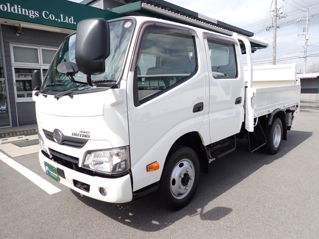 日野　デュトロ　Ｗキャブ（２ｔ積）　４ＷＤ　パワーゲート付　平成２８年式の画像