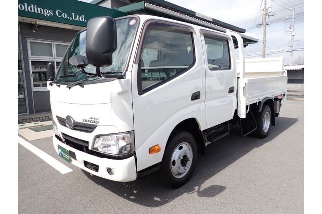 日野 デュトロ Wキャブ（2t積） 4WD パワーゲート付 平成28年