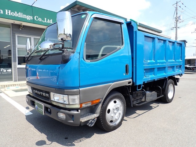 三菱　キャンター　４ＷＤ深ダンプ（２ｔ積・４.７m3・荷台ステンレス）　平成１３年式の画像