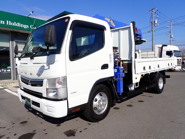  三菱　キャンター　ユニック（２.９５ｔ積、２.９ｔ吊・４段ブーム）　令和１年式の画像