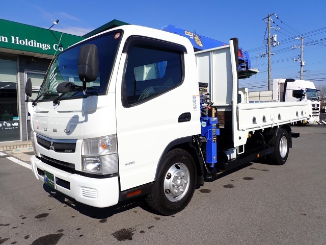  三菱　キャンター　ユニック（２.９５ｔ積、２.９ｔ吊・４段ブーム）　令和１年式の画像